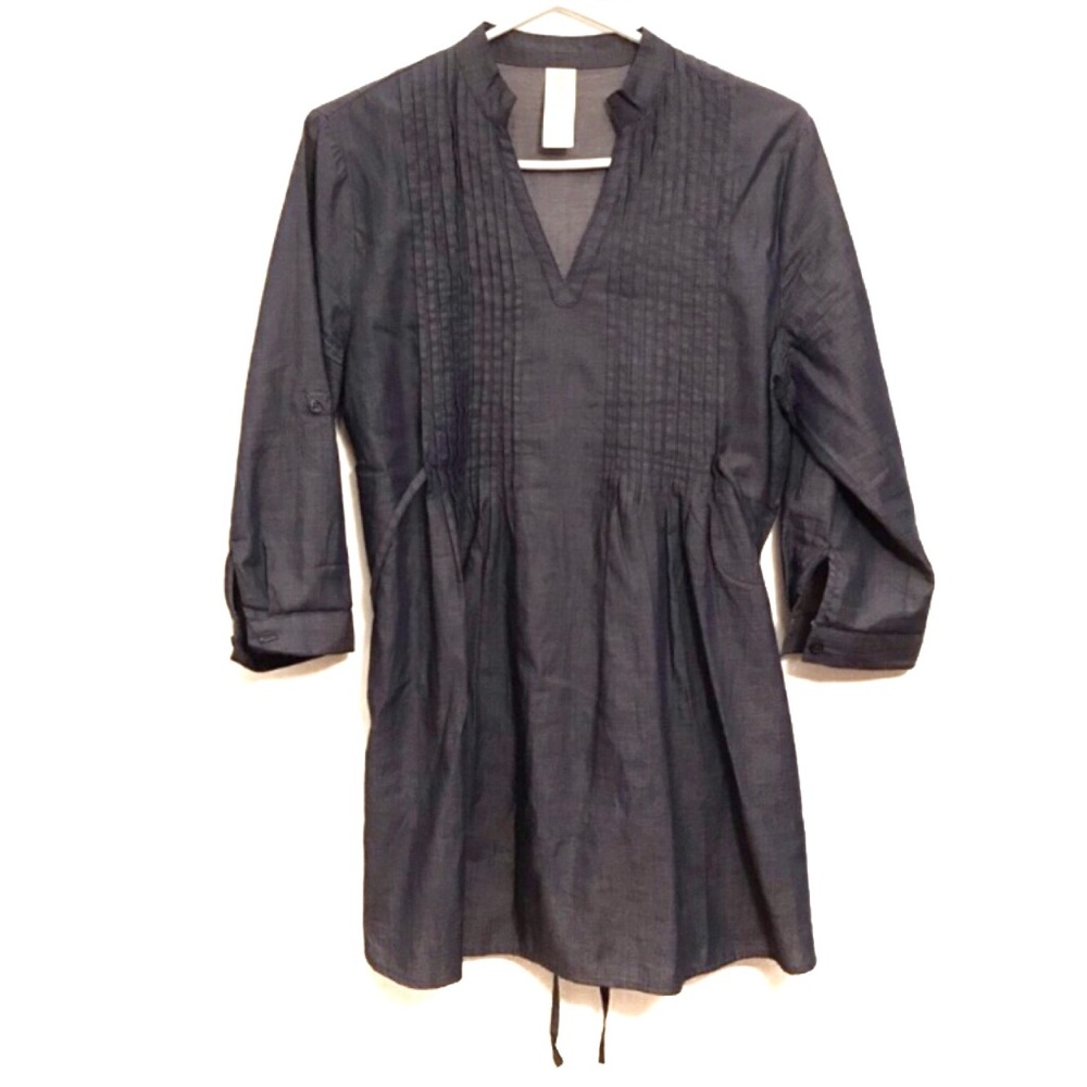 100% cotton blue tunic size medium